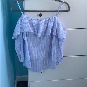 Sweet wanderer off the shoulder shirt